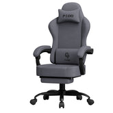 PZDO Leather Grey Gaming Chair