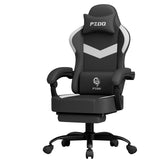 PZDO Ergonomic Black White Gaming Chair