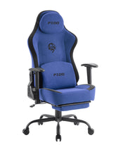 PZDO Lumbar Support Blue Gaming Chair