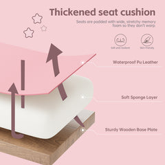 PZDO Cute Pink Gaming Chair
