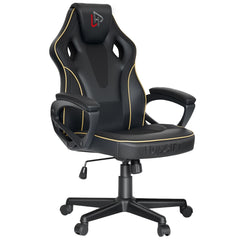 HapGIFT Gaming Chair, Ergonomic Computer Gaming Chairs with Link Armrest, PU Leather Video Game Chairs for Adults Teens, Hei…