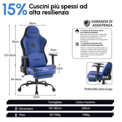Submi Blu Office Chair - product image 3