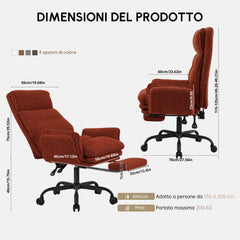 Submi Marrone Office Chair - product image 3