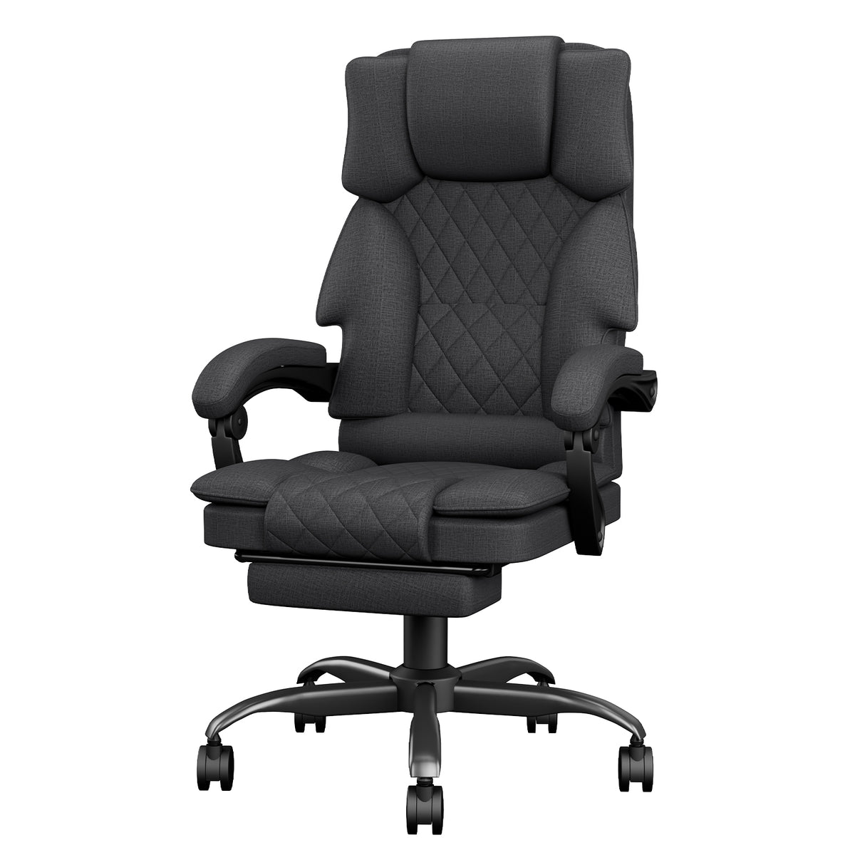 PZDO Fabric Dark Grey Office Chair