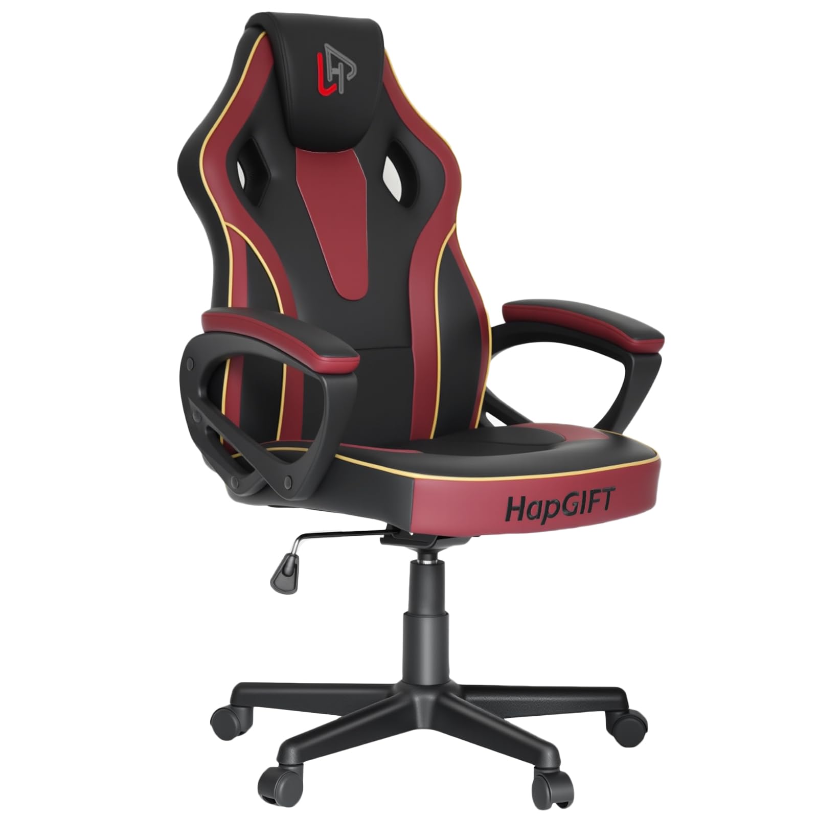 HapGIFT Computer Chair, Racing Style Gaming Chair with Link Armrest, Ergonomic PC Office Chairs for Adults Teens, Height Adj…