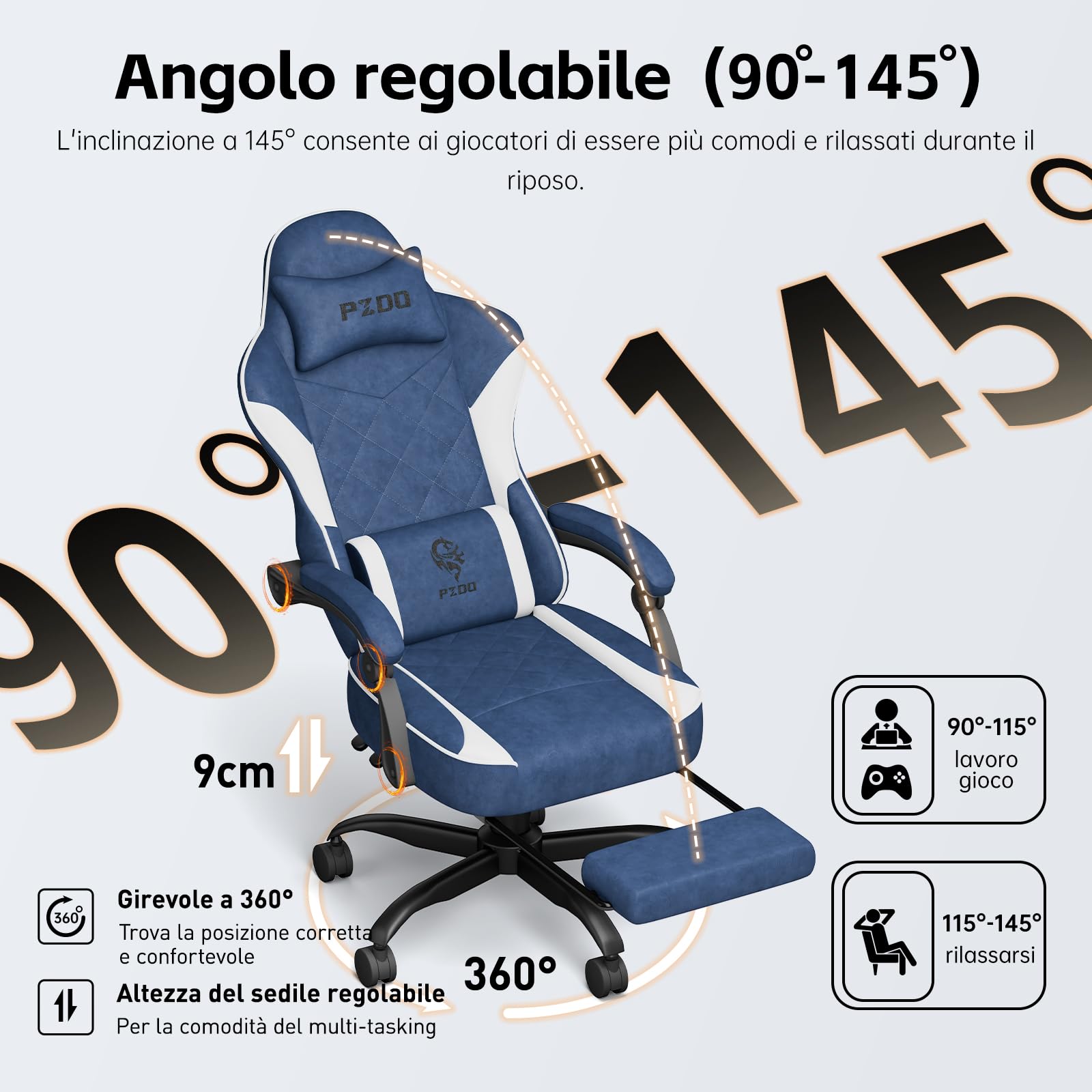 PZDO Blu Office Chair - product image 5
