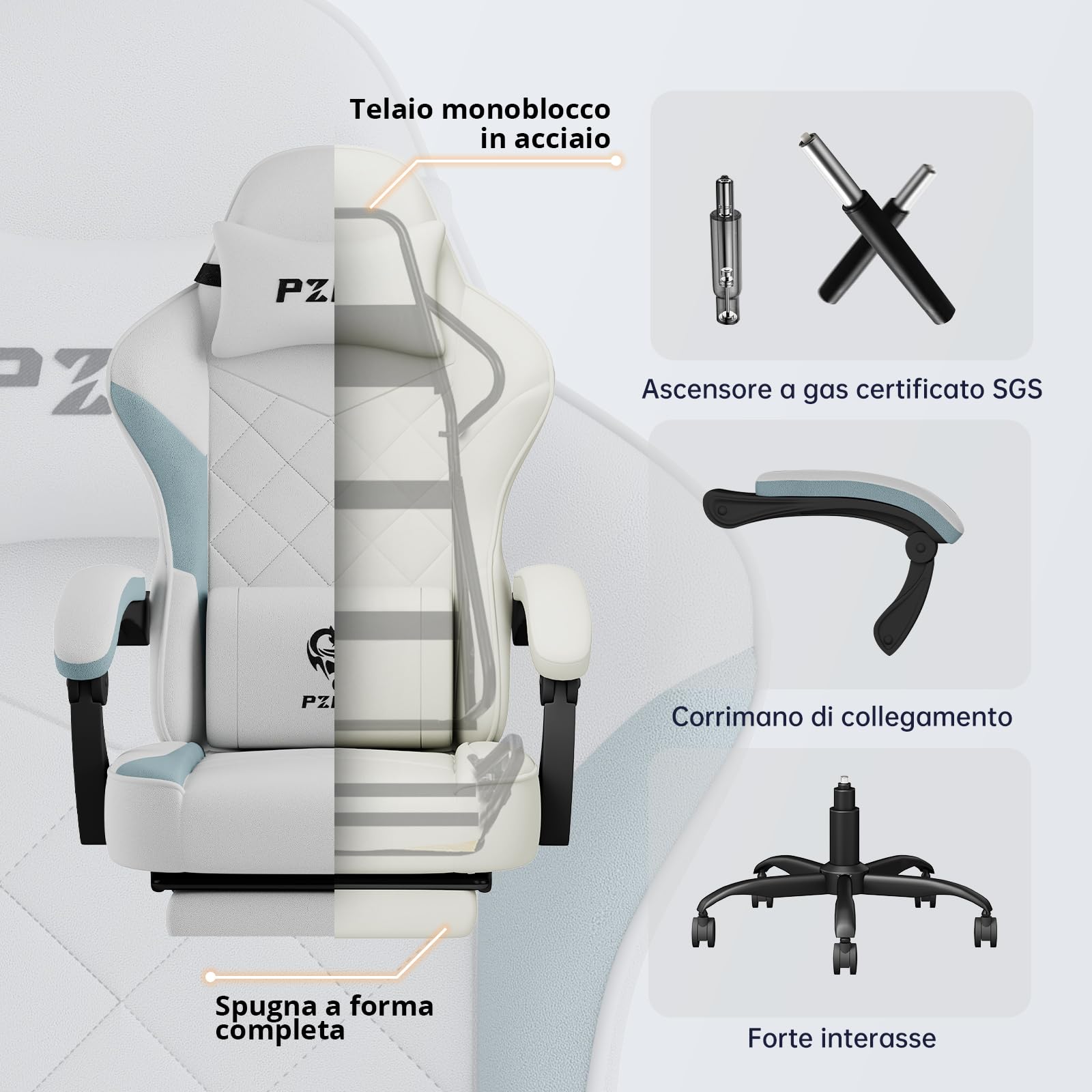 PZDO Gray Office Chair - product image 7
