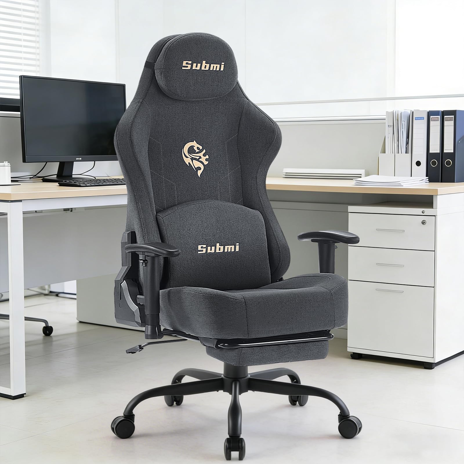 Submi Grigio Scuro Office Chair - product image 2