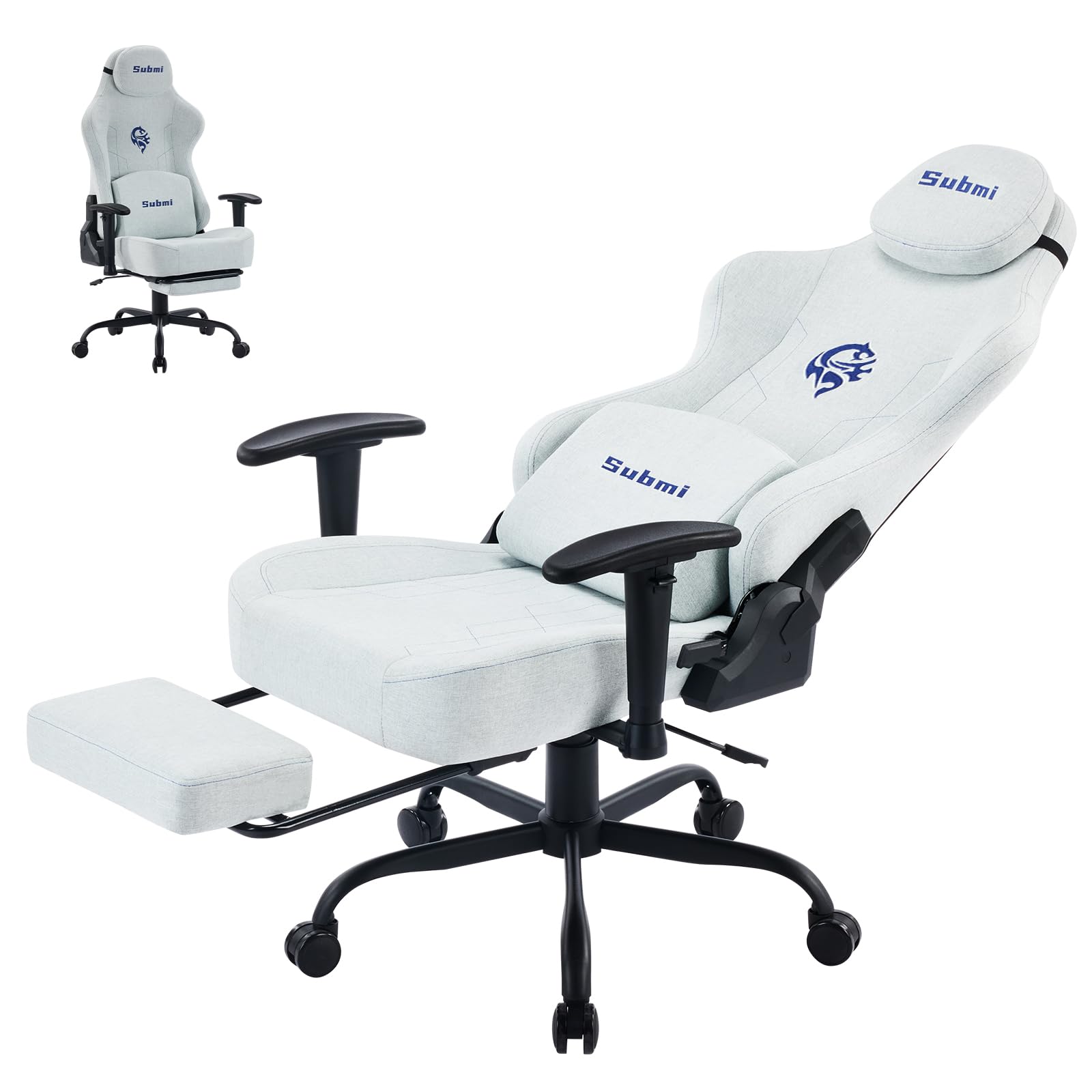 Submi Hellgrau Office Chair - product image 1