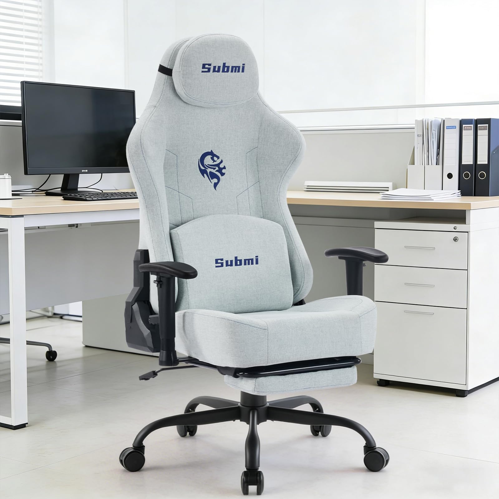 Submi Hellgrau Office Chair - product image 2