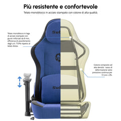 Submi Blu Office Chair - product image 4