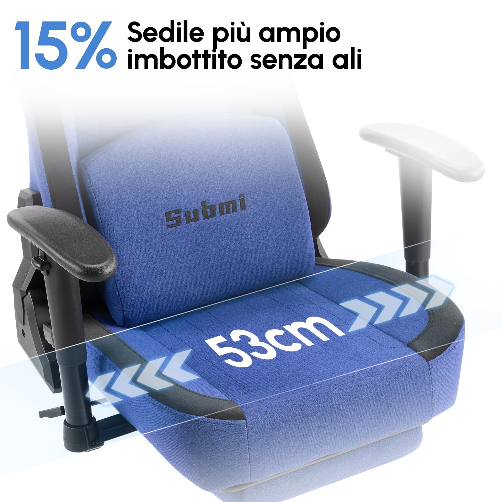 Submi Blu Office Chair - product image 5