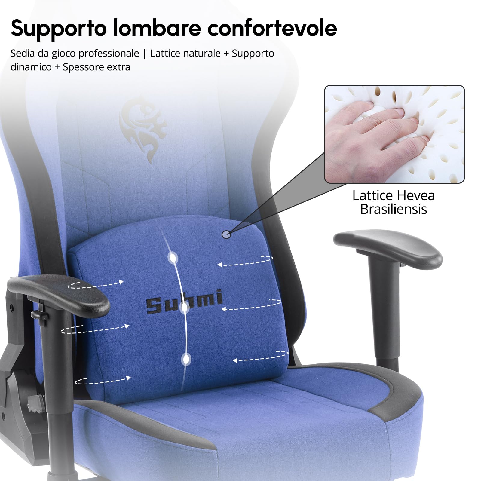 Submi Blu Office Chair - product image 7