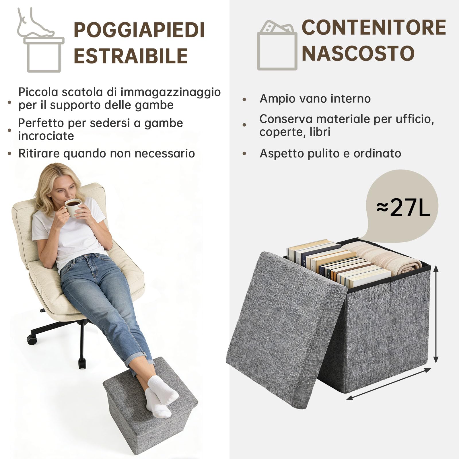 Submi Beige Office Chair - product image 5