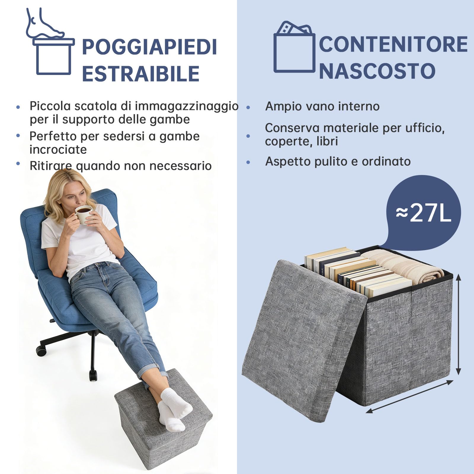 Submi Blu Office Chair - product image 5