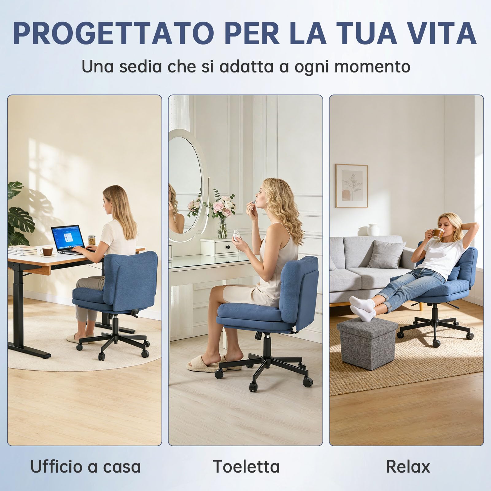 Submi Blu Office Chair - product image 6