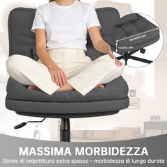 Submi Grigio Scuro Office Chair - product image 3