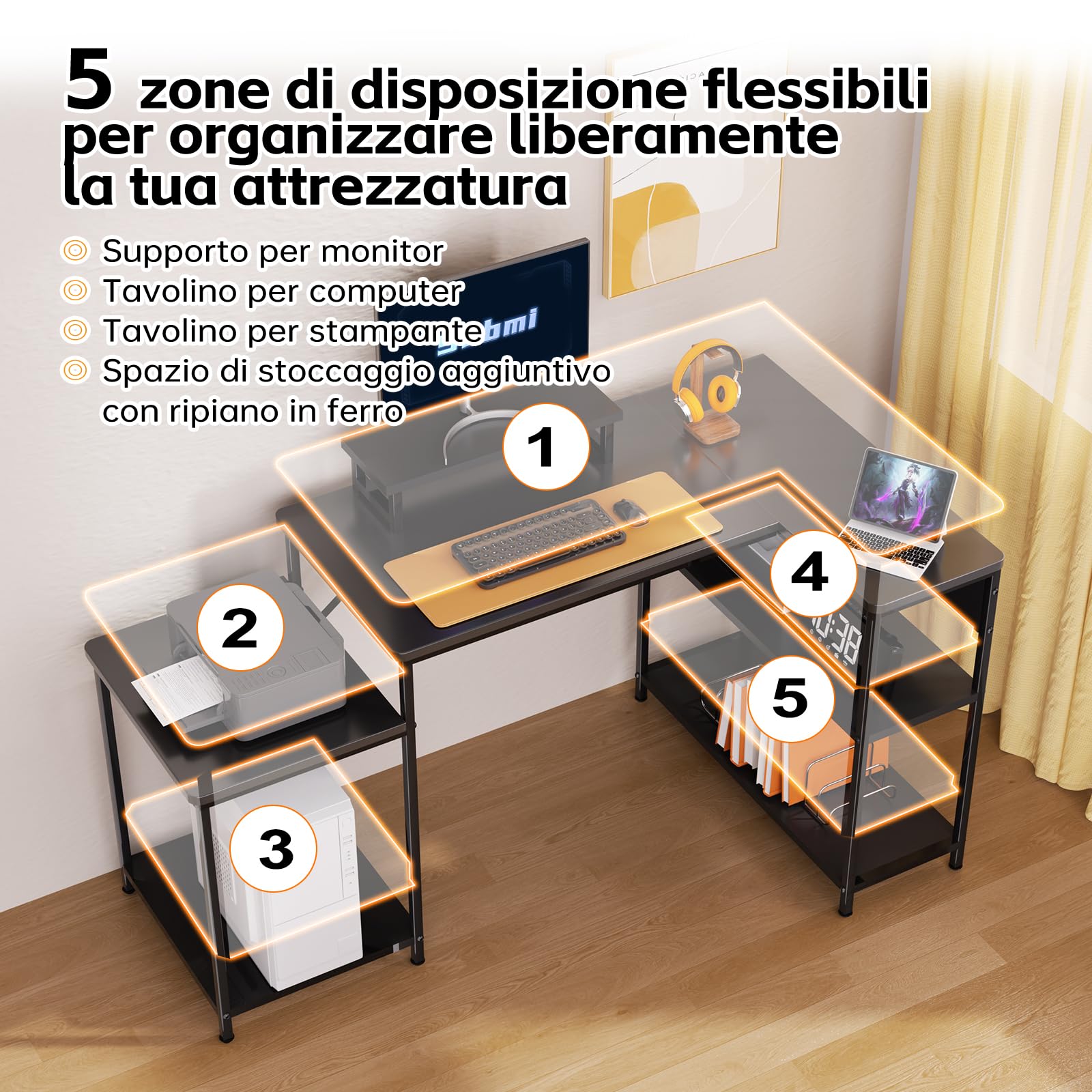 Submi Nero Desk - product image 5