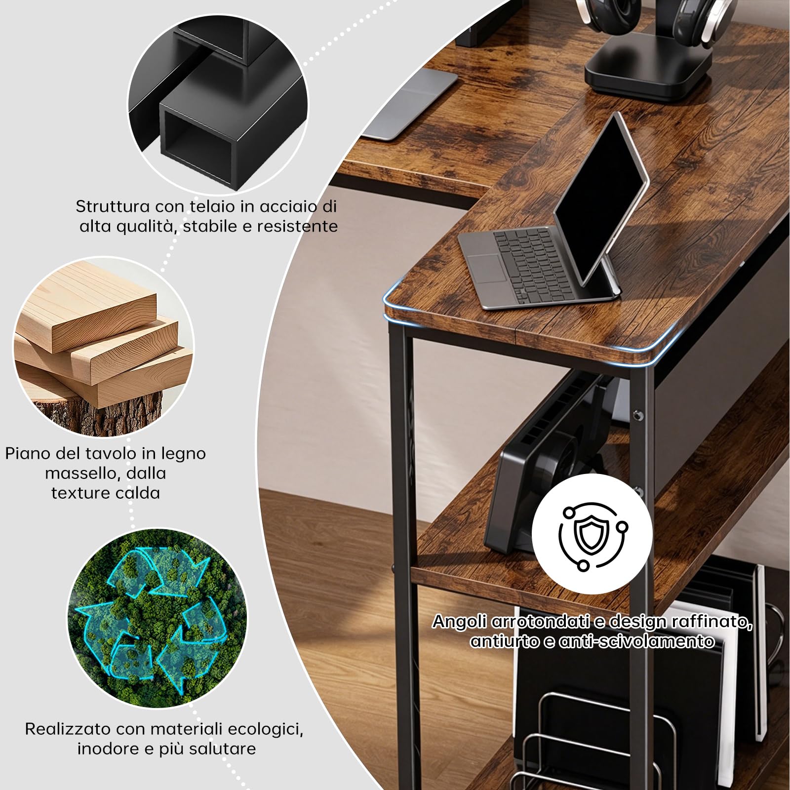 Submi Marrone Desk - product image 3