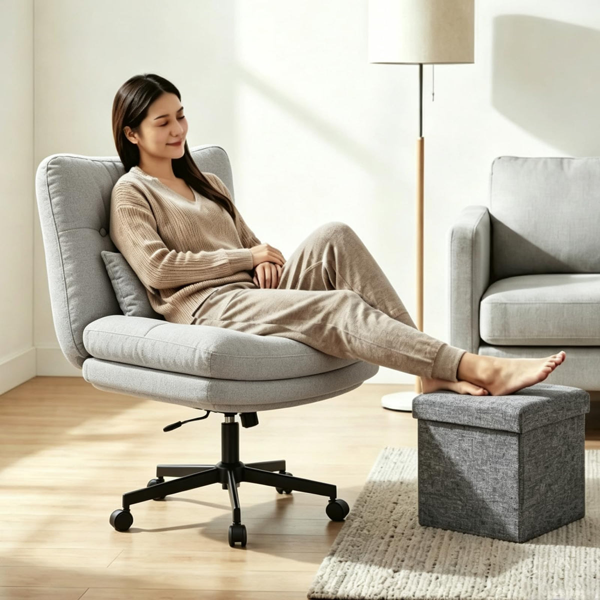 Submi Grigio Chiaro Office Chair - product image 1