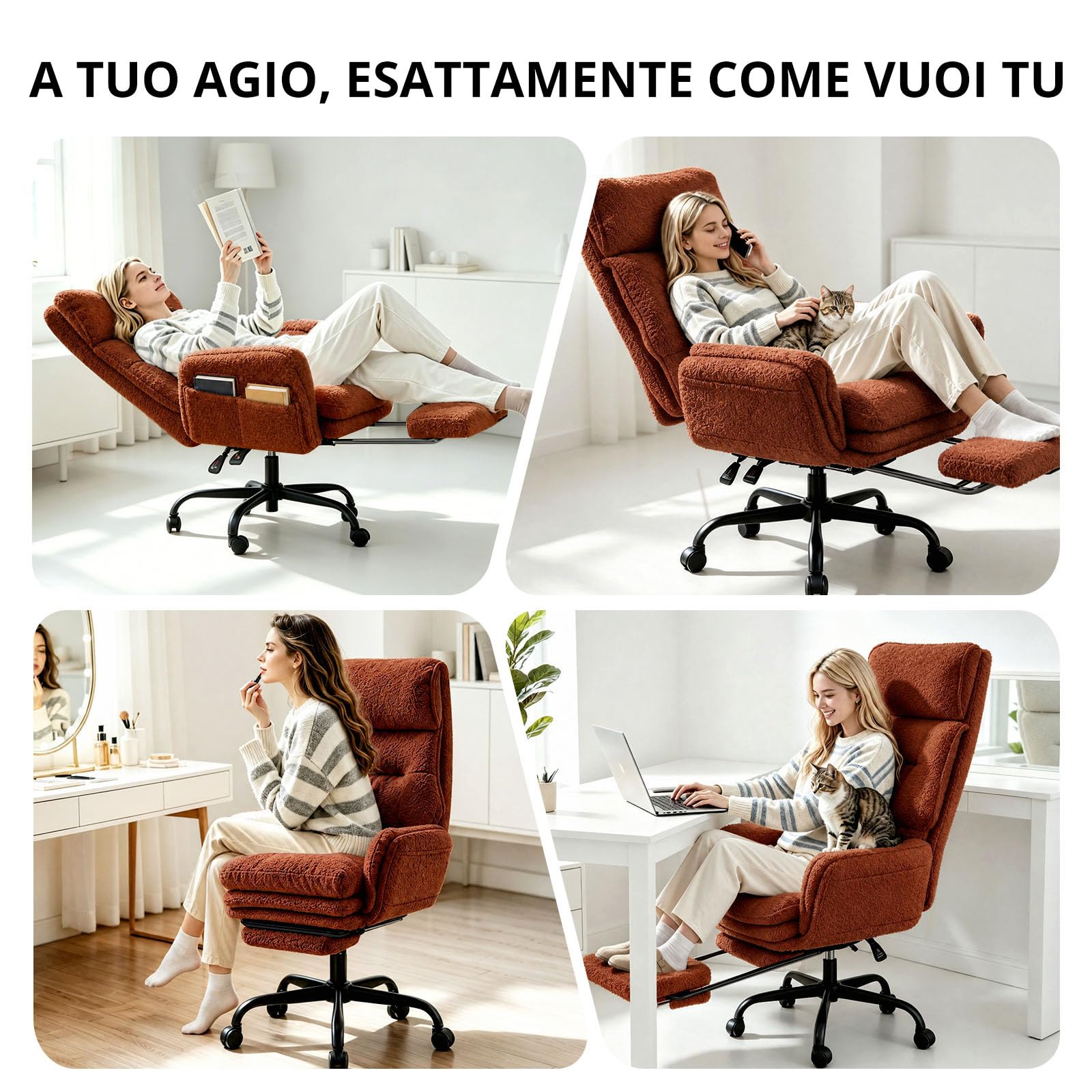 Submi Marrone Office Chair - product image 8