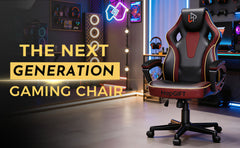 HapGIFT Computer Chair, Racing Style Gaming Chair with Link Armrest, Ergonomic PC Office Chairs for Adults Teens, Height Adju